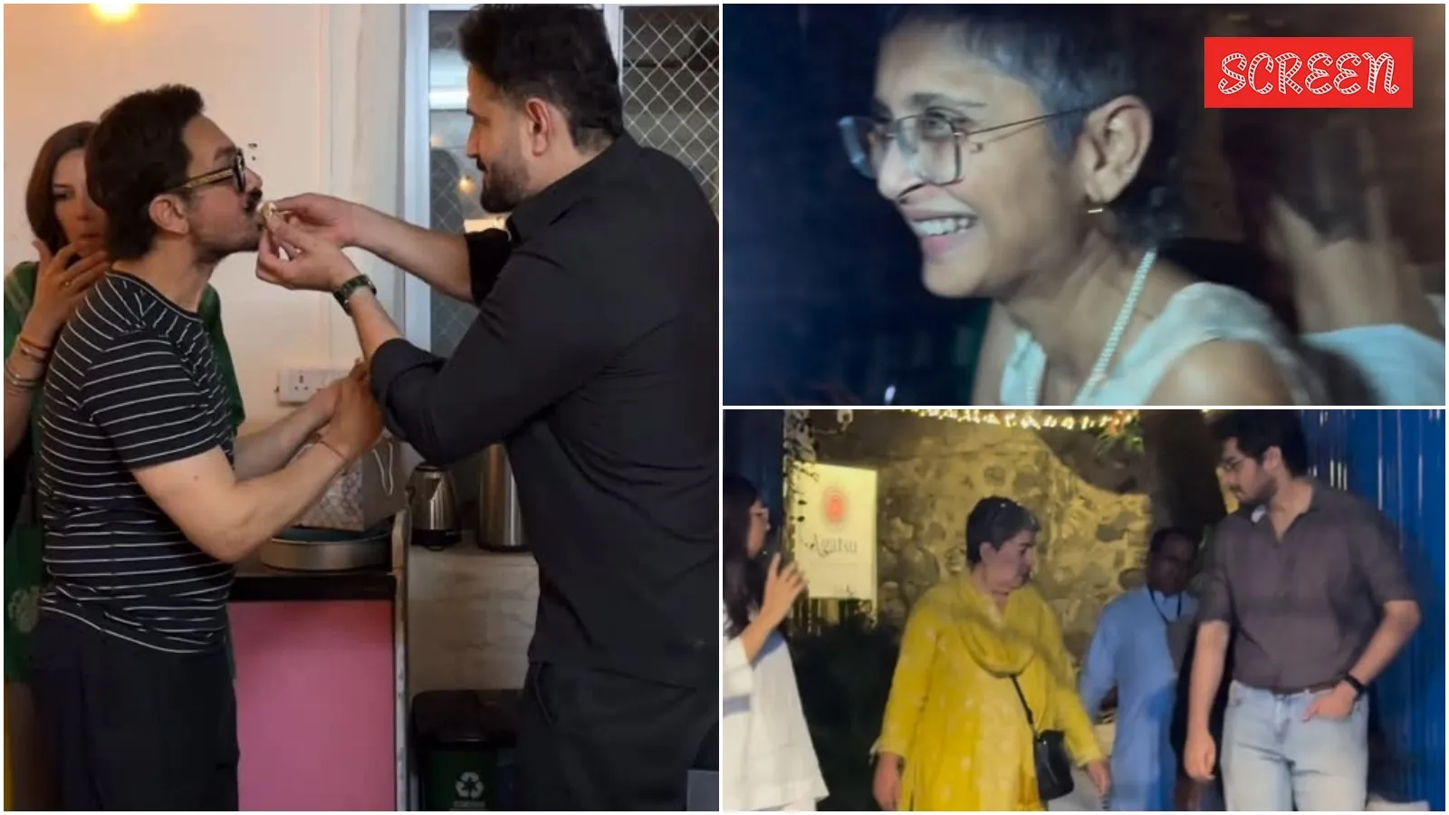 Aamir Khan celebrates 61st birthday with Gauri Spratt, Kiran Rao and Reena Dutta; Irfan Pathan shares video