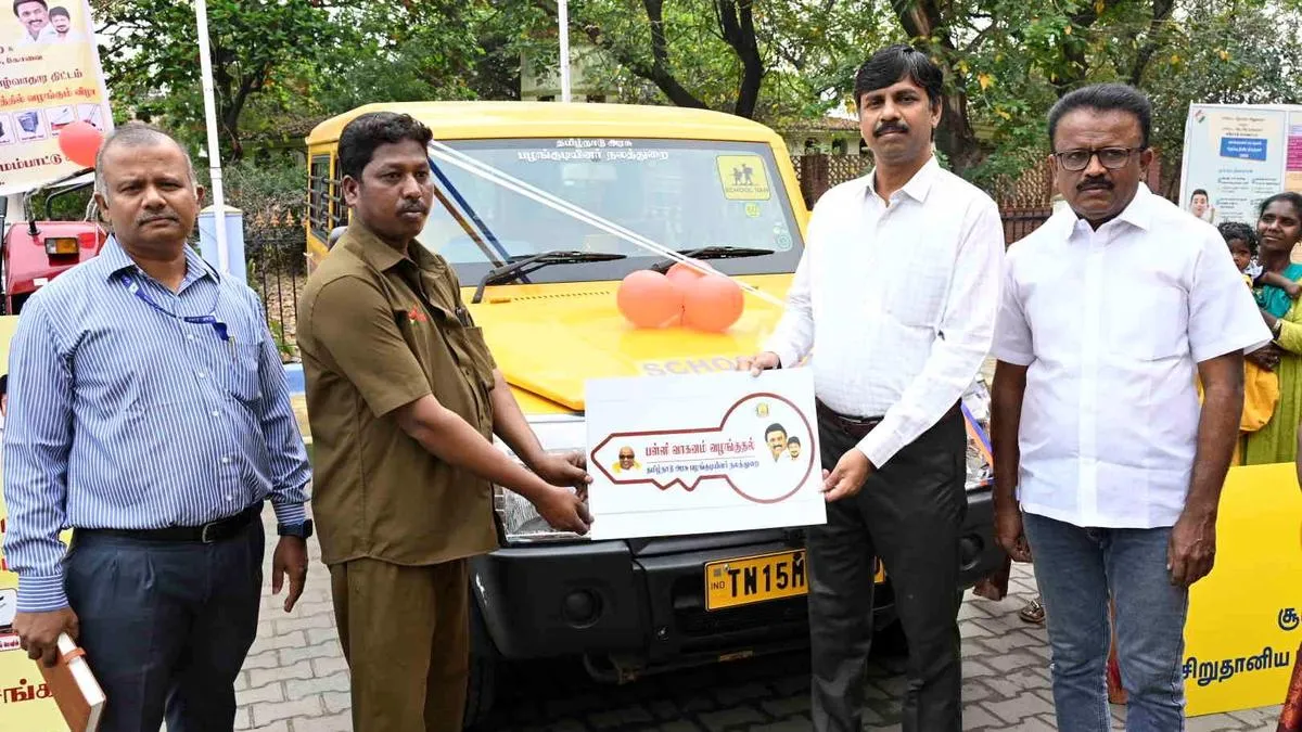 After long wait, children of Erode tribal hamlet get a dedicated school van