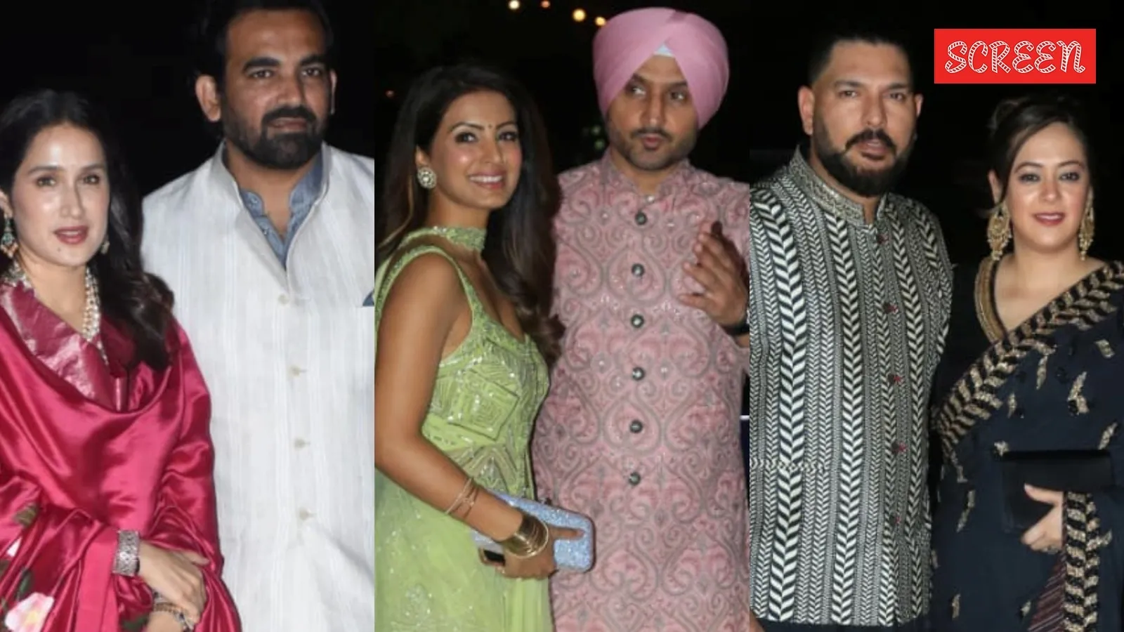 Arjun Tendulkar&rsquo;s sangeet: Yuvraj Singh-Hazel Keech, Harbhajan Singh-Geeta Basra, Zaheer Khan-Sagarika Ghatge attend ceremony