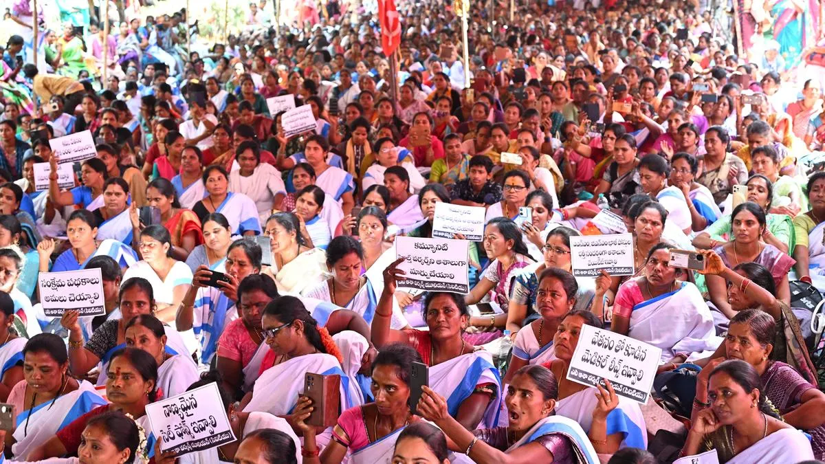 ASHA workers stage protest in Vijayawada; government responds positively to demands