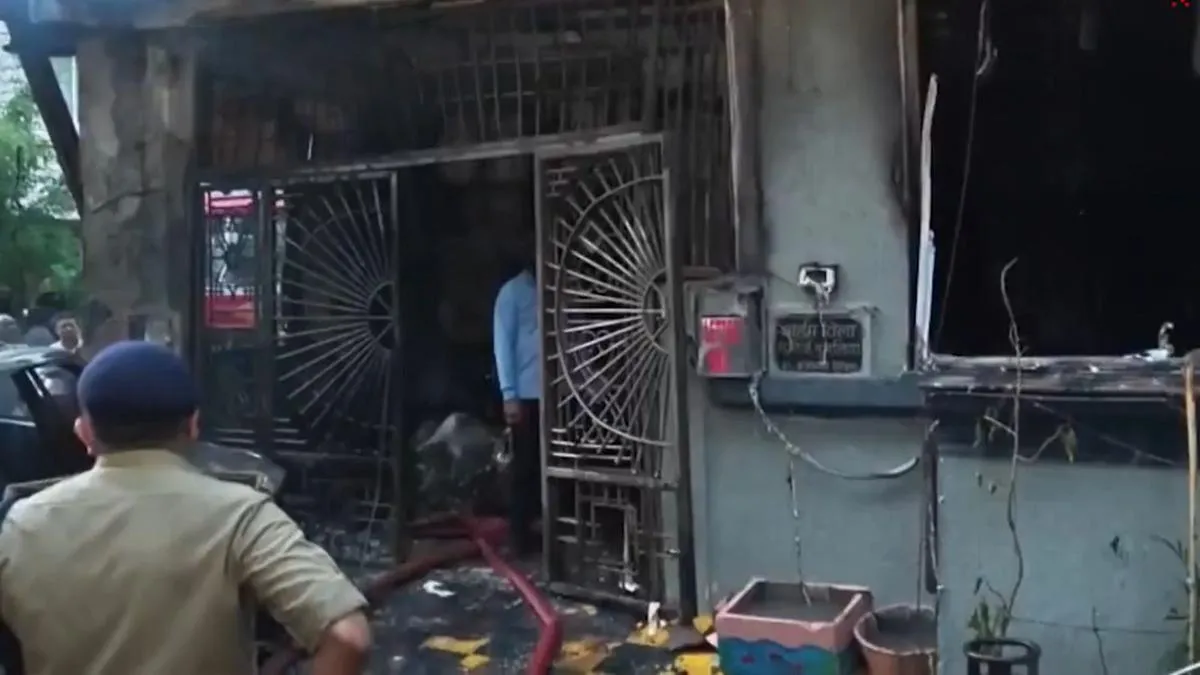 At least seven killed in fire after explosion at EV charging point outside a house in Indore