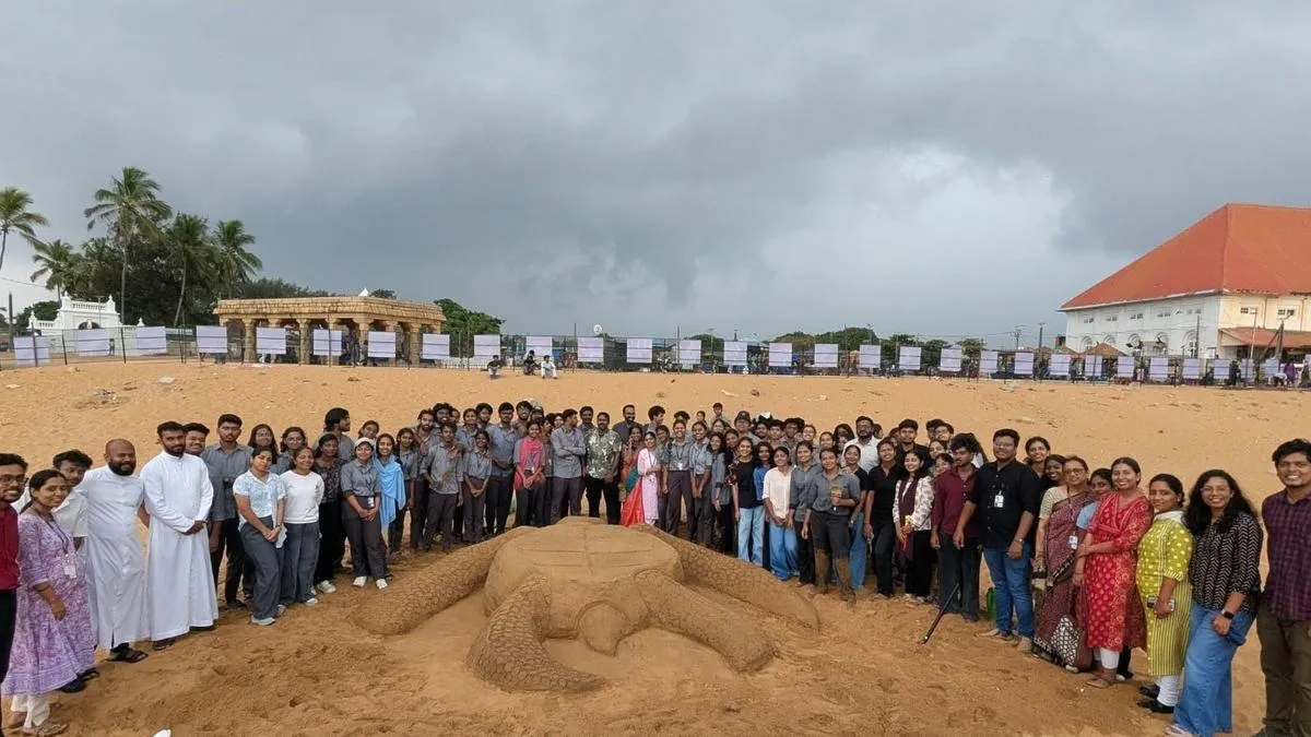 Beach clean-up drive held at Shanghumughom