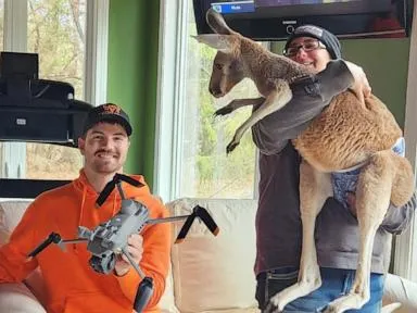  Chesney the kangaroo scales tall fence, flees petting zoo for three days on the lam