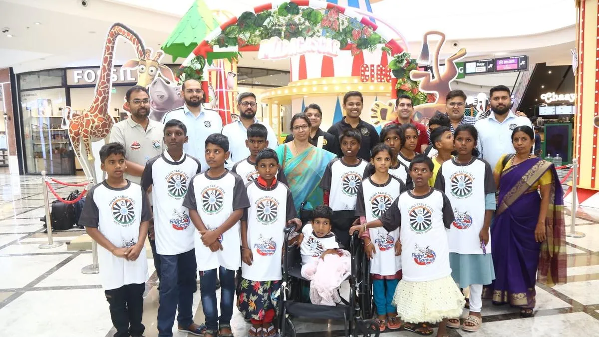 Children from Coimbatore take a flight for the first time