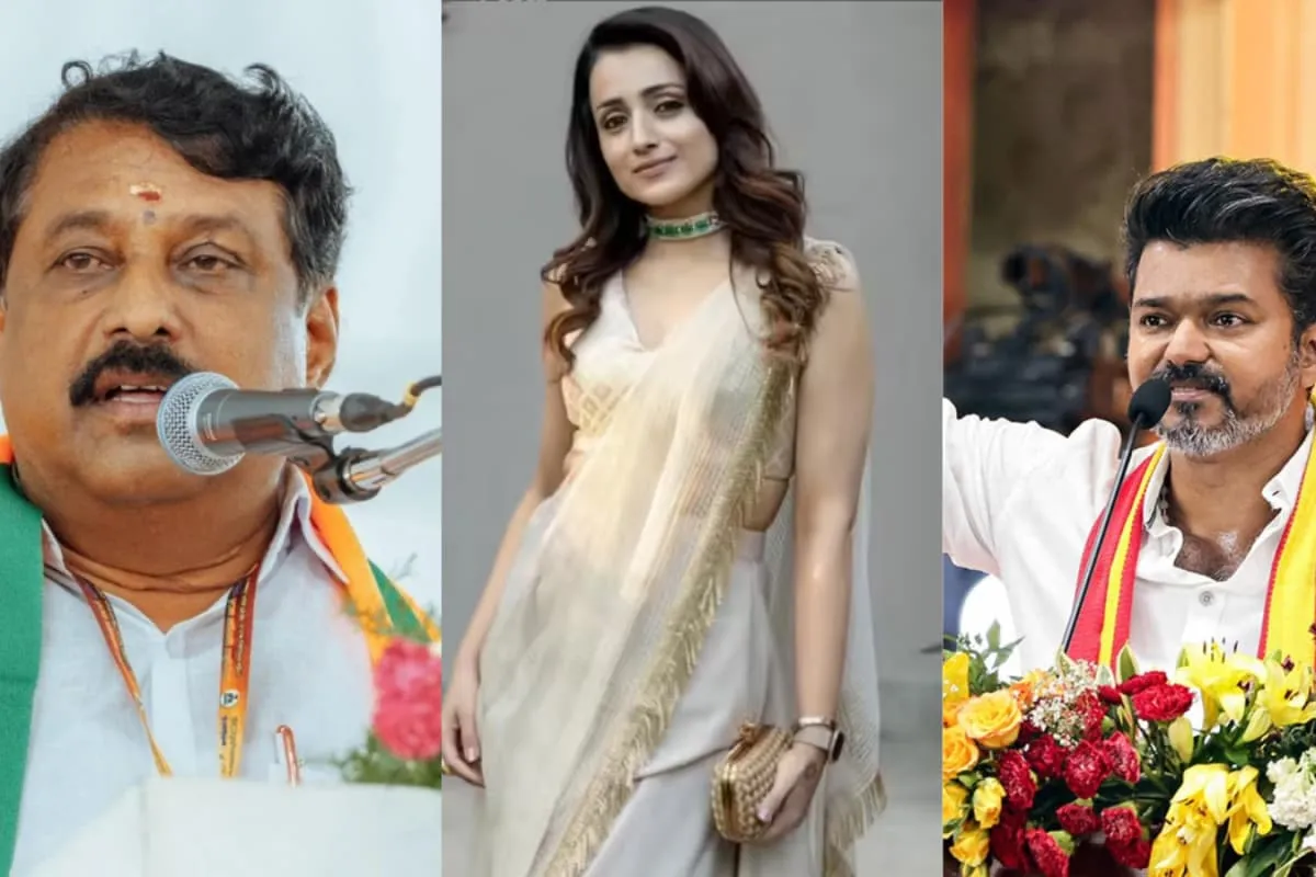 'Come Out Of Trisha's House First': Tamil Nadu BJP Chief's Remarks On Vijay Spark Row