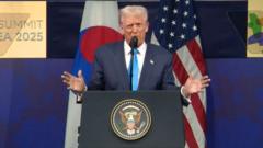 Trump imitates India's PM Narendra Modi in South Korea