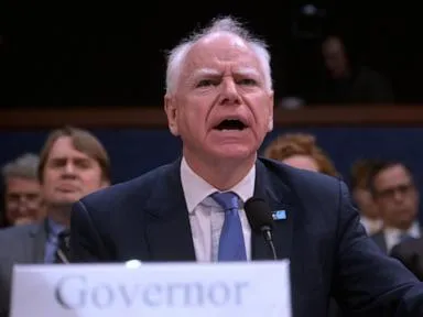  Gov. Tim Walz tells a House panel the Trump immigration crackdown hampered Minnesota's fraud fight
