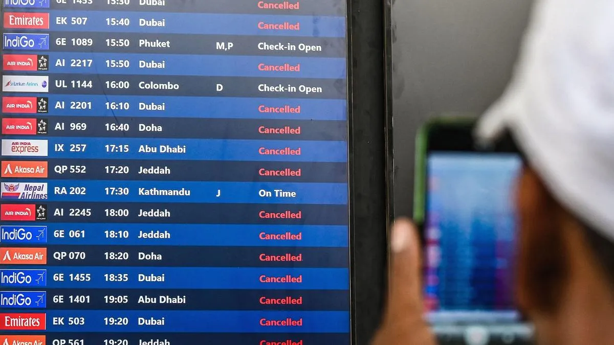 Indian airlines cancel 350 flights to West Asia and beyond