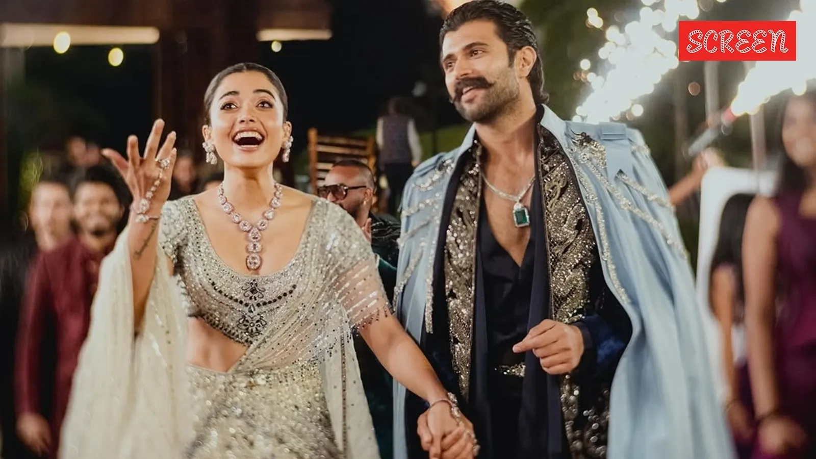 Inside Rashmika Mandanna-Vijay Deverakonda&rsquo;s sangeet: Couple shares glimpses of &lsquo;night filled with tears, love&rsquo;, and an announcement for students