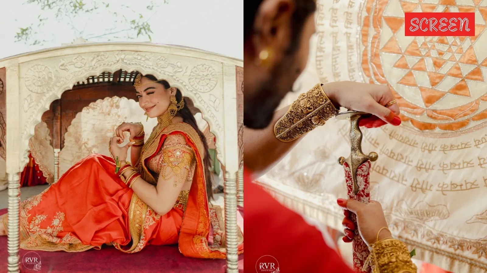 Inside Rashmika Mandanna&ndash;Vijay Deverakonda&rsquo;s wedding: New photos show her palki entry, his ceremonial sword