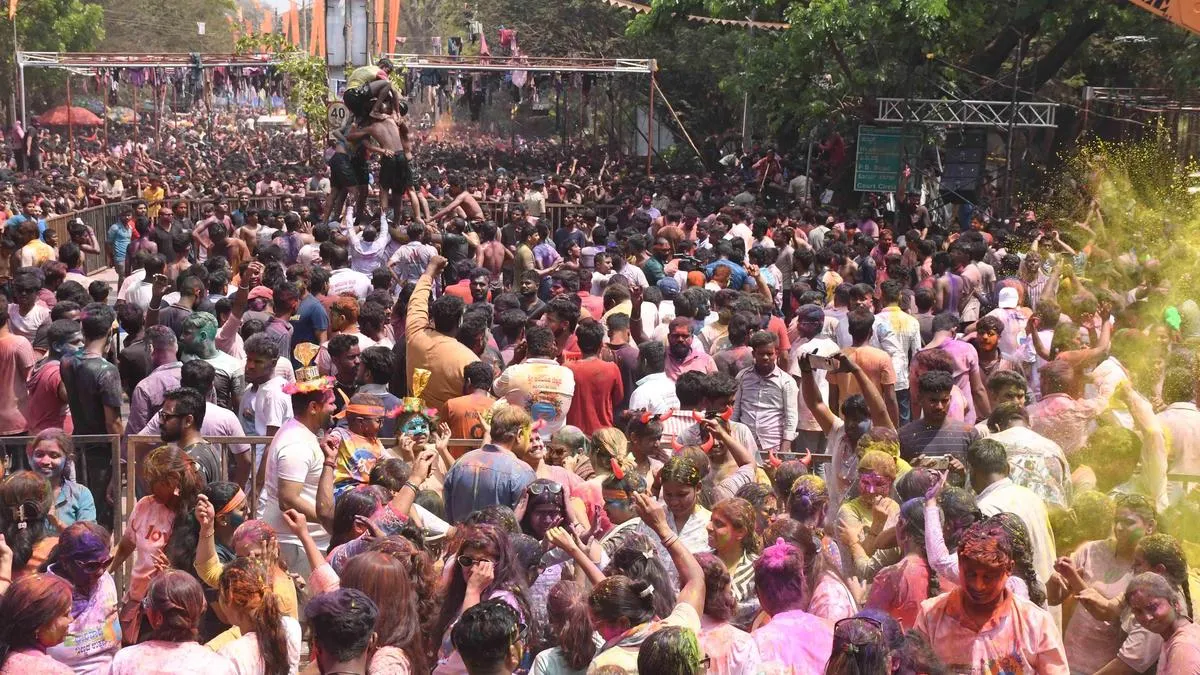 It is a riot of colours in Dharwad