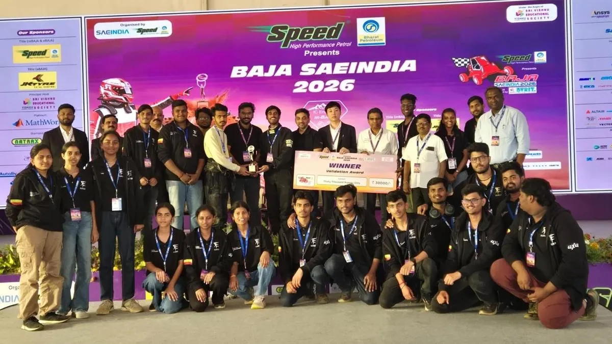 KLETU team bags 2nd rank at national-level m-BAJA SAE India 2026 in Hyderabad 
