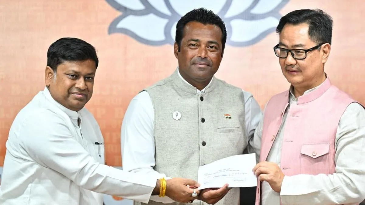 Leander Paes joins BJP ahead of West Bengal elections - TownLive News