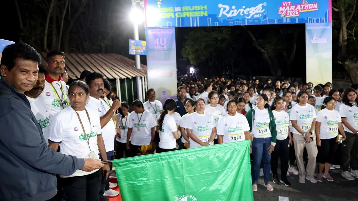 Marathon held as part of VIT&rsquo;s fest &lsquo;Riviera 2026&rsquo;