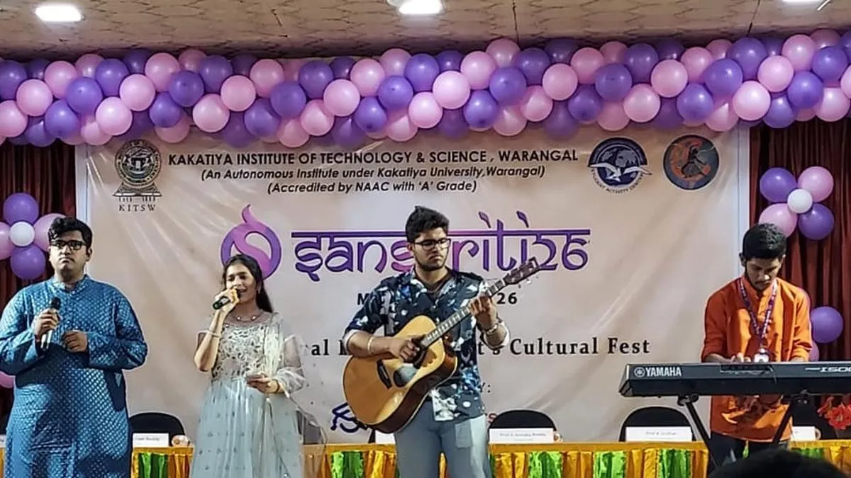Music director Prashanth Vihari inaugurates Sanskriti &rsquo;26 fest at KITSW