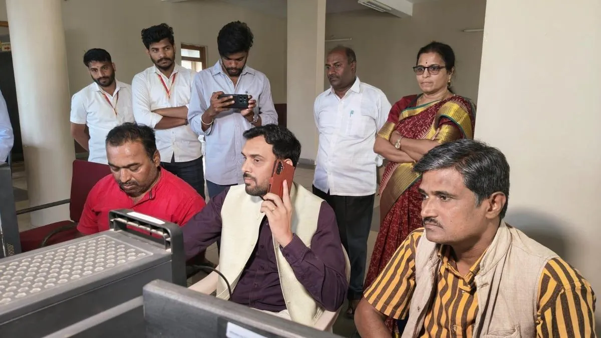 Officer pays surprise visit to PU exam centres in Dharwad