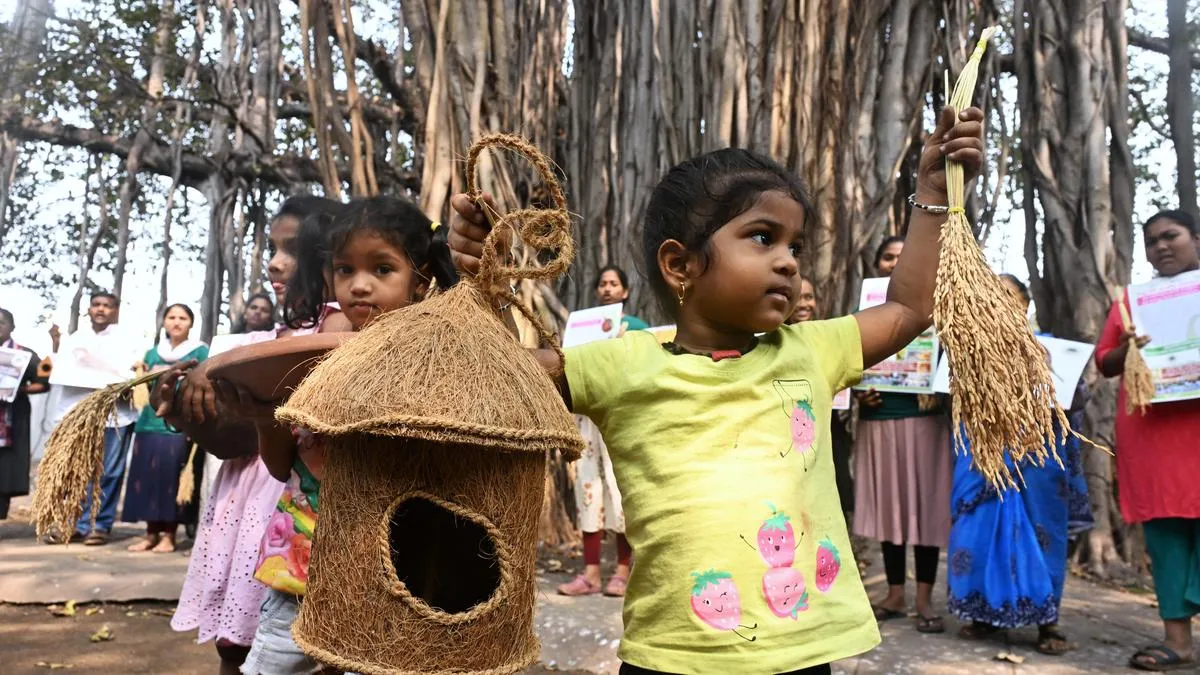 Official urges Vizag residents to protect declining house sparrow population