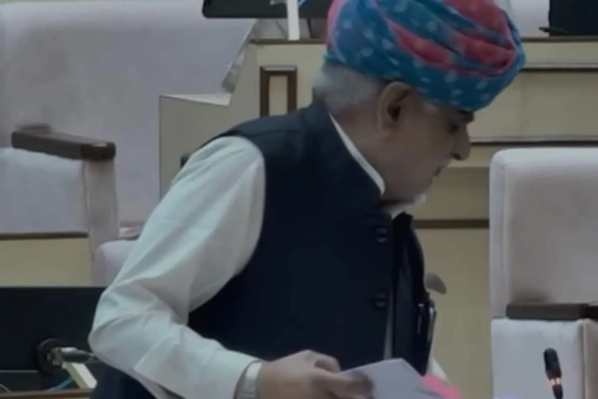 Rajasthan Minister Allegedly Spits Inside Assembly, Opposition Protests | Video