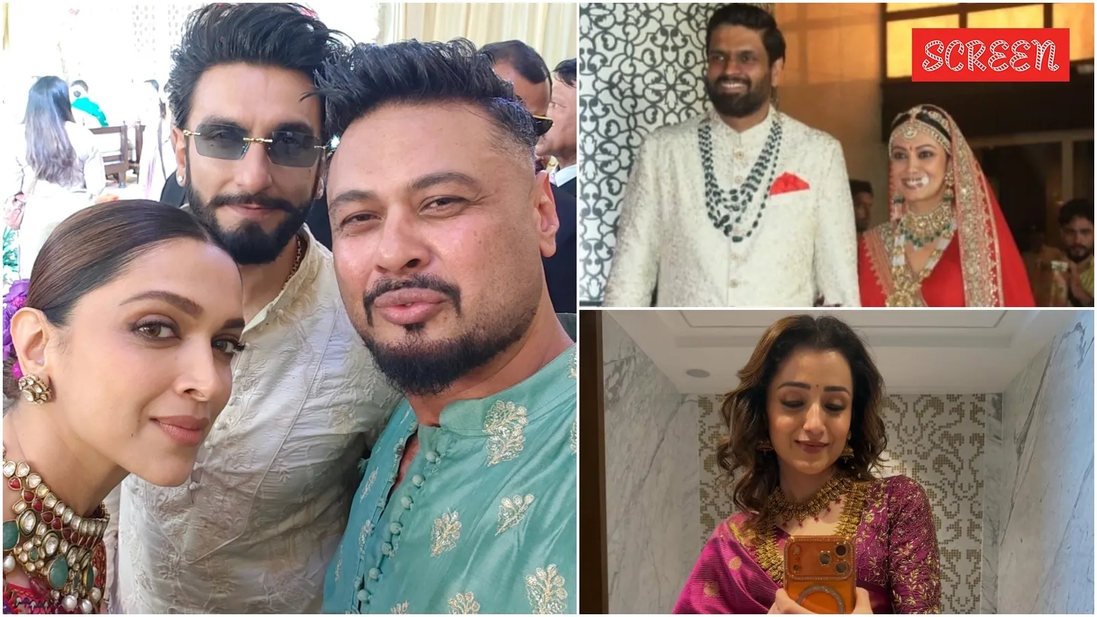 Ranveer Singh, Deepika Padukone, Trisha, Rani Mukerji attend Eka Lakhani&rsquo;s wedding, see videos