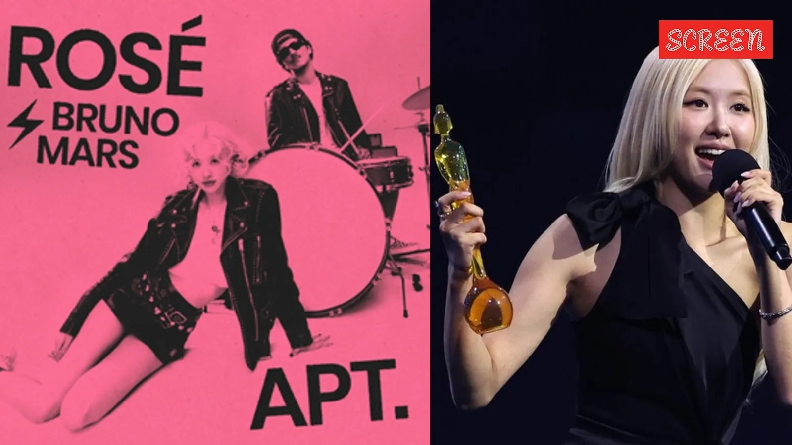 Ros&eacute; becomes the first K-Pop artiste to win a BRIT award