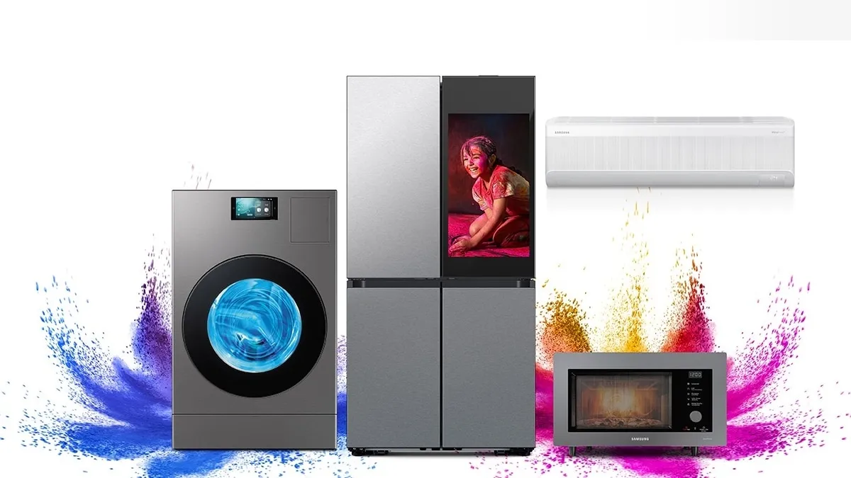 Samsung Announces &lsquo;Holi Hai&rsquo; Sale With Cashback on Bespoke AI Appliances