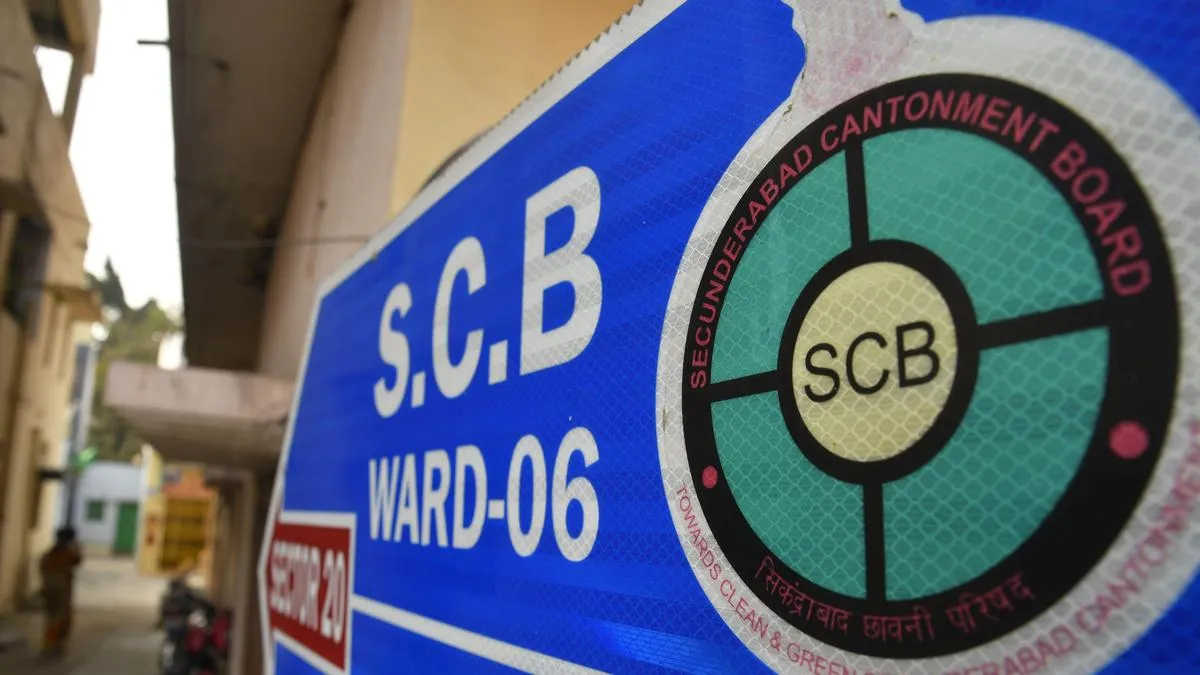 Secunderabad Cantonment Board receives ₹14.54 crore from MoD to clear pending liabilities