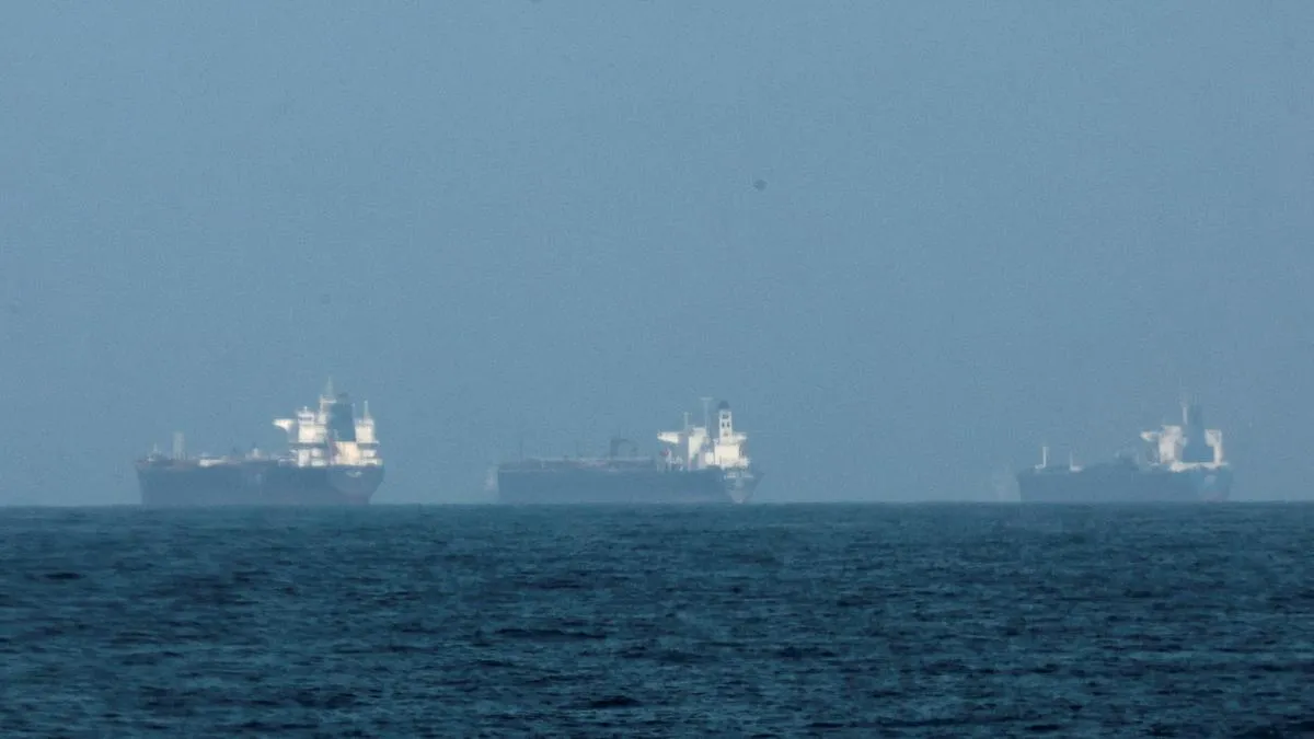 Ships anchored off Gulf coasts after Strait of Hormuz blaze; Indian crew members express concern
