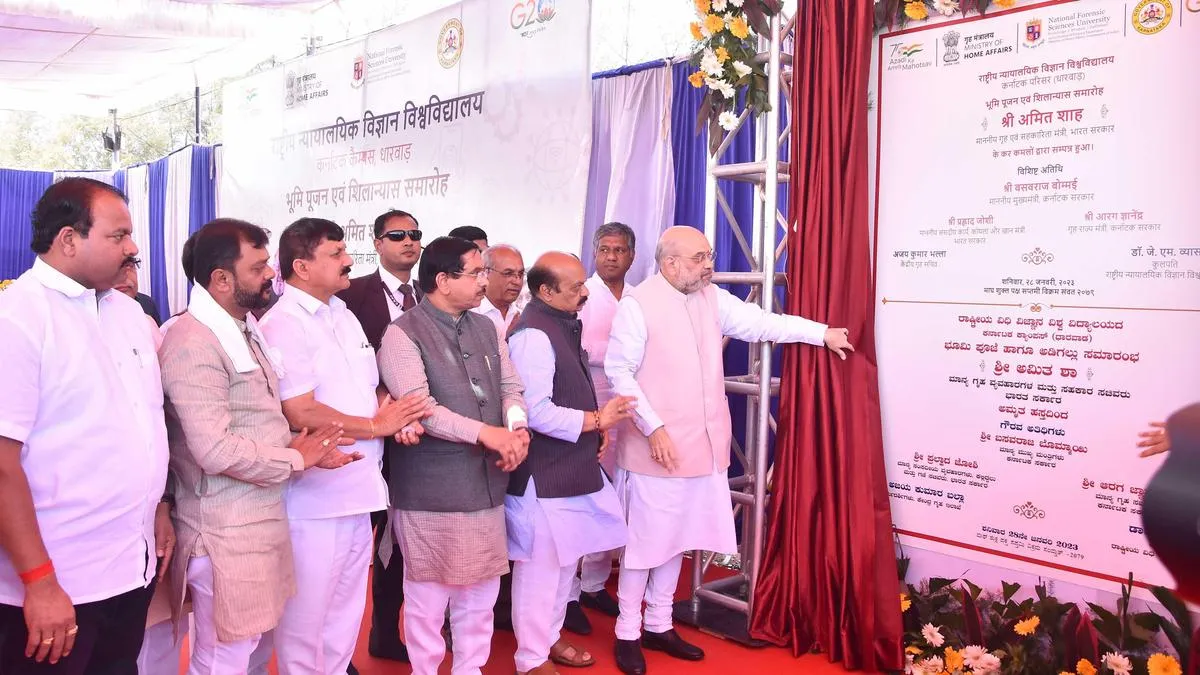 Shreshta IT signs MoU with National Forensic Sciences University Dharwad