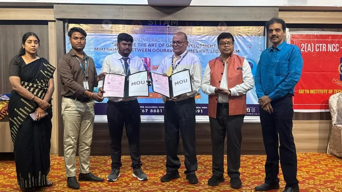 SITAM College signs Mou with GouraGo Games and Technologies to ensure jobs for students in gaming industry