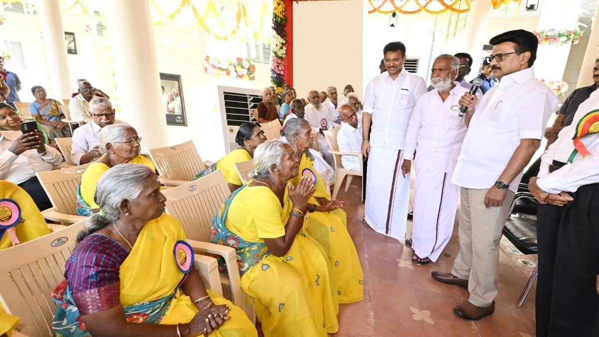 Tamil Nadu CM Stalin inaugurates home for senior citizens, Mudhalvar Padaippagams