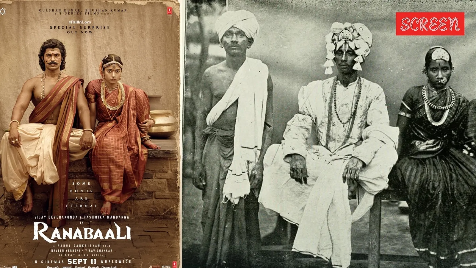 The story behind Vijay Deverakonda, Rashmika Mandanna-starrer Ranabaali&rsquo;s wedding poster: &lsquo;It feels like their marriage picture from a past life&rsquo;