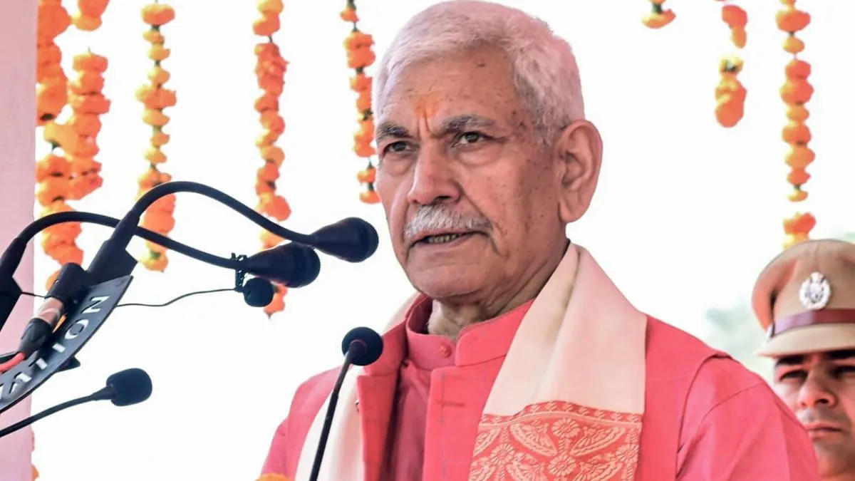 Those threatening peace to pay a very heavy price: J&K L-G Manoj Sinha