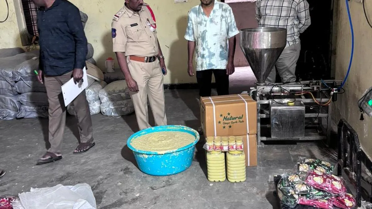 Two arrested for manufacturing adulterated ginger-garlic paste in Hyderabad