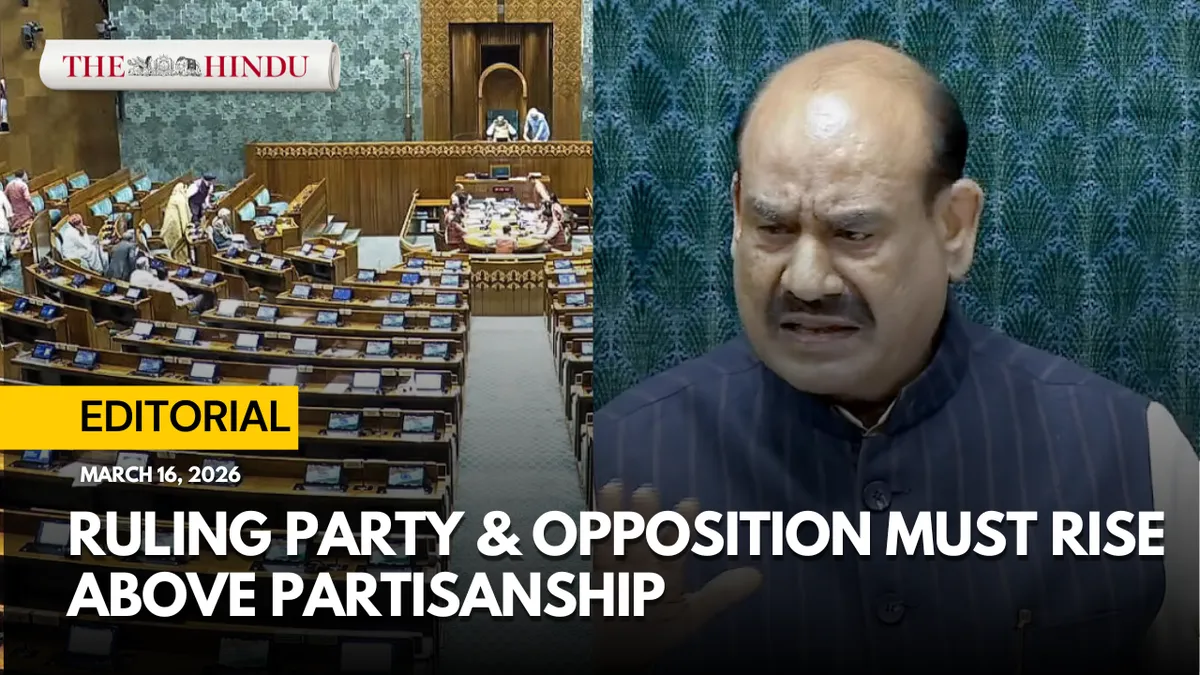Watch: The ruling party and the opposition must rise above partisanship | The Hindu Editorial